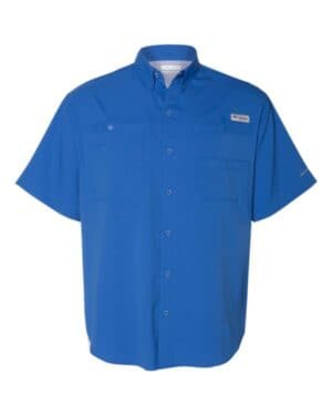 VIVID BLUE Columbia 128705 pfg tamiami ii short sleeve shirt
