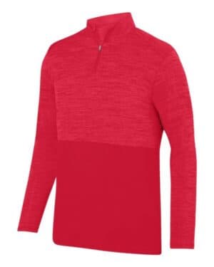 Augusta sportswear 2908 shadow tonal heather quarter-zip
