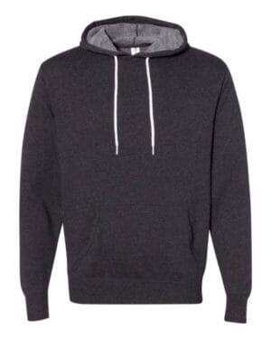 CHARCOAL HEATHER Independent trading co AFX90UN unisex lightweight hooded sweatshirt