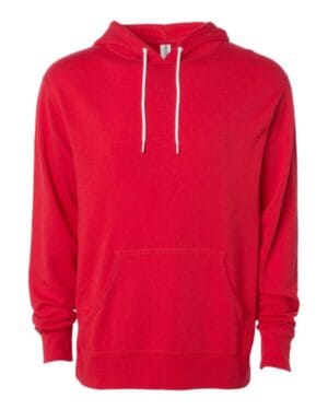RED Independent trading co AFX90UN unisex lightweight hooded sweatshirt