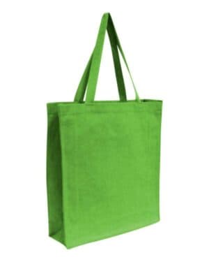 LIME GREEN OAD100 promotional shopper tote
