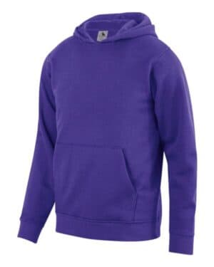 PURPLE Augusta sportswear 5415 youth 60/40 fleece hoodie