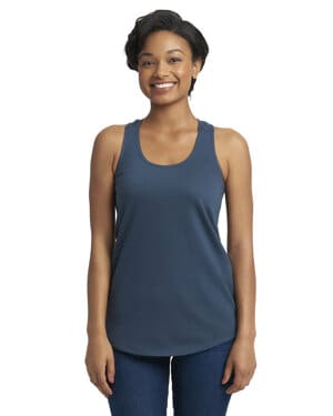 INDIGO Next level apparel 6933 ladies' french terry racerbacktank