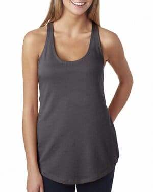 Next level apparel 6933 ladies' french terry racerbacktank