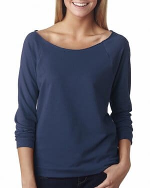 INDIGO 6951 ladies' french terry three-quarter sleeve raglan