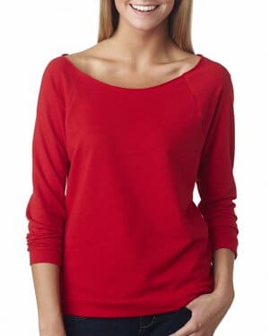 RED 6951 ladies' french terry three-quarter sleeve raglan