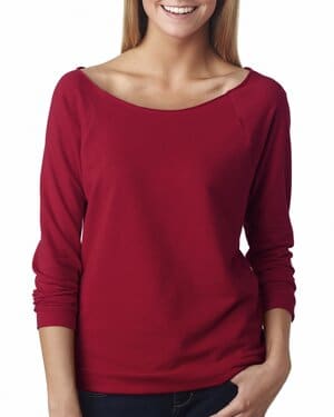 CARDINAL 6951 ladies' french terry three-quarter sleeve raglan