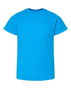 TURQUOISE Lat 6101 youth fine jersey tee