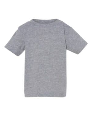 GRANITE HEATHER Rabbit skins 3322 infant fine jersey tee