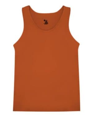 BURNT ORANGE Alleson athletic 2662 youth b-core tank top
