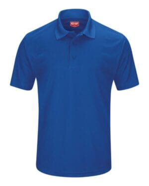 ROYAL BLUE SK96 short sleeve performance knit pocketless core polo