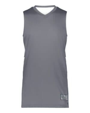 GRAPHITE/ WHITE Augusta sportswear 1167 youth alley-oop reversible jersey