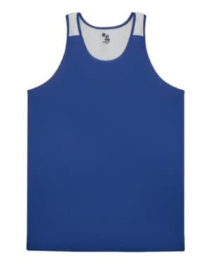 ROYAL/ WHITE Alleson athletic 2668 youth ventback singlet