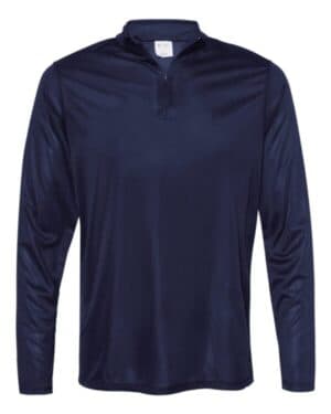 NAVY 2785 attain color secure performance quarter-zip pullover