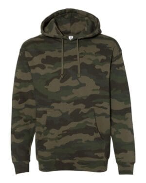 FOREST CAMO Independent trading co IND4000 heavyweight hooded sweatshirt