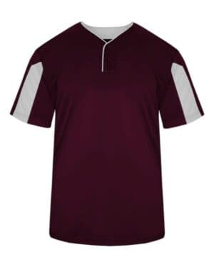 MAROON/ WHITE Alleson athletic 2976 youth striker placket