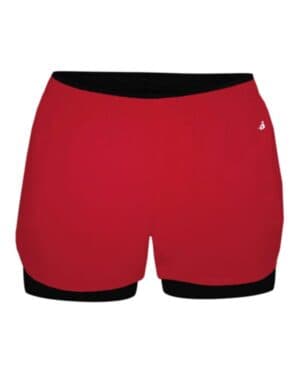 Badger 6150 women's double up shorts