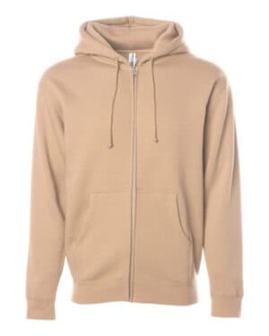 SANDSTONE Independent trading co IND4000Z heavyweight full-zip hooded sweatshirt