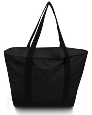 BLACK/ BLACK Liberty bags 7006 bay view giant zippered boat tote