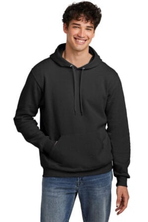 BLACK INK HEATHER 700M jerzees eco premium blend pullover hooded sweatshirt