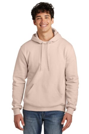 BLUSH PINK BLUSH PINK 700M jerzees eco premium blend pullover hooded sweatshirt