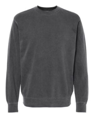 PIGMENT BLACK PRM3500 unisex midweight pigment-dyed crewneck sweatshirt