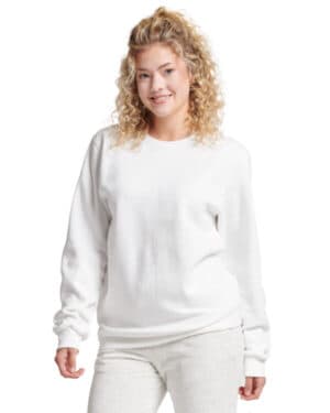 WHITE Jerzees 701MR unisex eco premium blend fleece