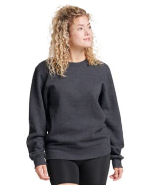 BLACK INK HEATHR Jerzees 701MR unisex eco premium blend fleece