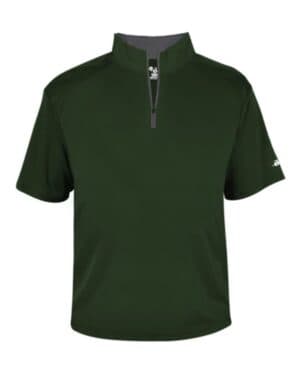 Badger 4199 b-core short sleeve quarter-zip