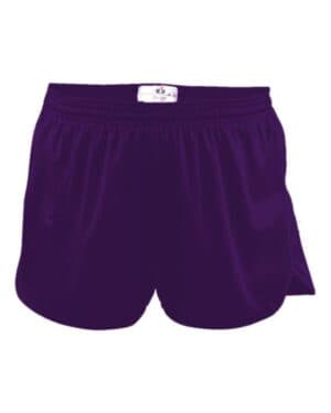 PURPLE Alleson athletic 7272 b-core track shorts