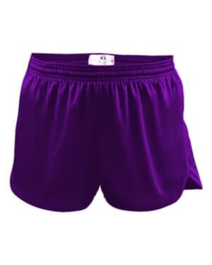 PURPLE Alleson athletic 7278 women's b-core track shorts