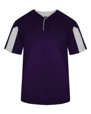 PURPLE/ WHITE Alleson athletic 7976 striker placket