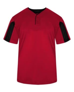 RED/ BLACK Alleson athletic 7976 striker placket