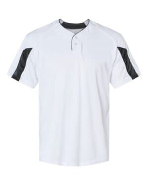 WHITE/ BLACK Alleson athletic 7976 striker placket