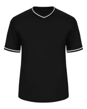 BLACK/ BLACK/ WHITE Alleson athletic 7974 vintage jersey