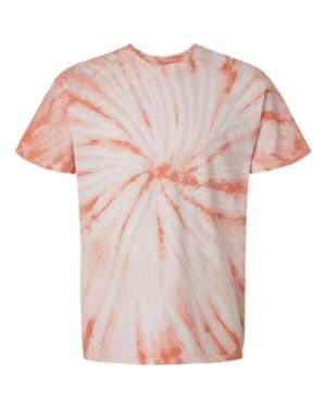 PEACH Dyenomite 200CY cyclone pinwheel tie-dyed t-shirt