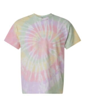Dyenomite 200MS multi-color spiral tie-dyed t-shirt