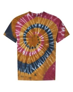 TUCSON Dyenomite 200MS multi-color spiral tie-dyed t-shirt
