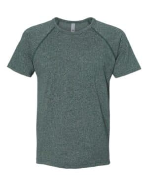 FOREST GREEN Next level 2050 mock twist raglan t-shirt