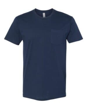 MIDNIGHT NAVY Next level 3605 cotton pocket t-shirt
