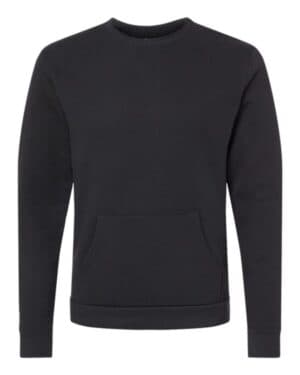 BLACK Next level 9001 santa barbara pocket crewneck sweatshirt