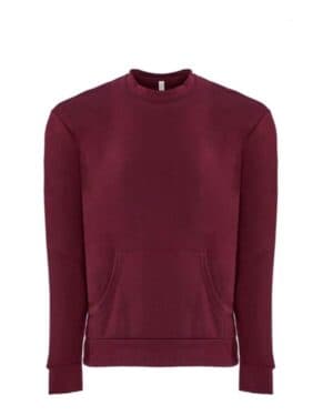 CARDINAL Next level 9001 santa barbara pocket crewneck sweatshirt