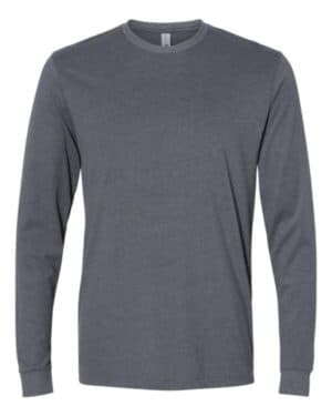 HEATHER METAL Next level 6411 sueded long sleeve t-shirt