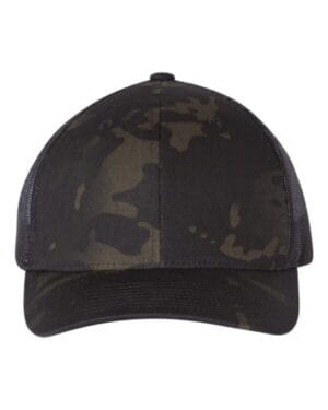 MULTICAM BLACK/ BLACK Yp classics 6606 retro trucker cap