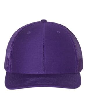 PURPLE Richardson 112 adjustable snapback trucker cap