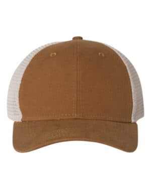 SADDLE/ TAN Dri duck 3006 hudson trucker cap