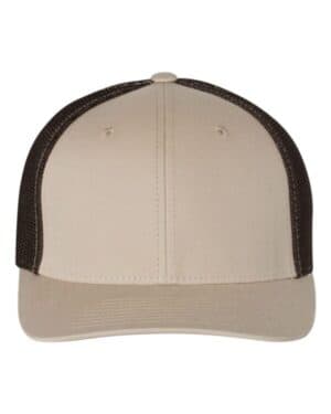 KHAKI/ COFFEE Richardson 110 r-flex trucker cap