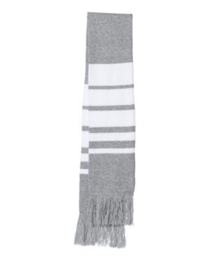 HEATHER GREY/ WHITE Sportsman SP07 soccer scarf
