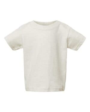 NATURAL HEATHER Rabbit skins 3322 infant fine jersey tee