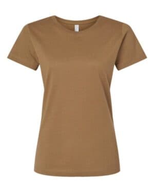 COYOTE BROWN Lat 3516 women's fine jersey tee